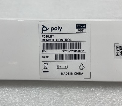 New Polycom 2201-52885-001 P010 Remote Control