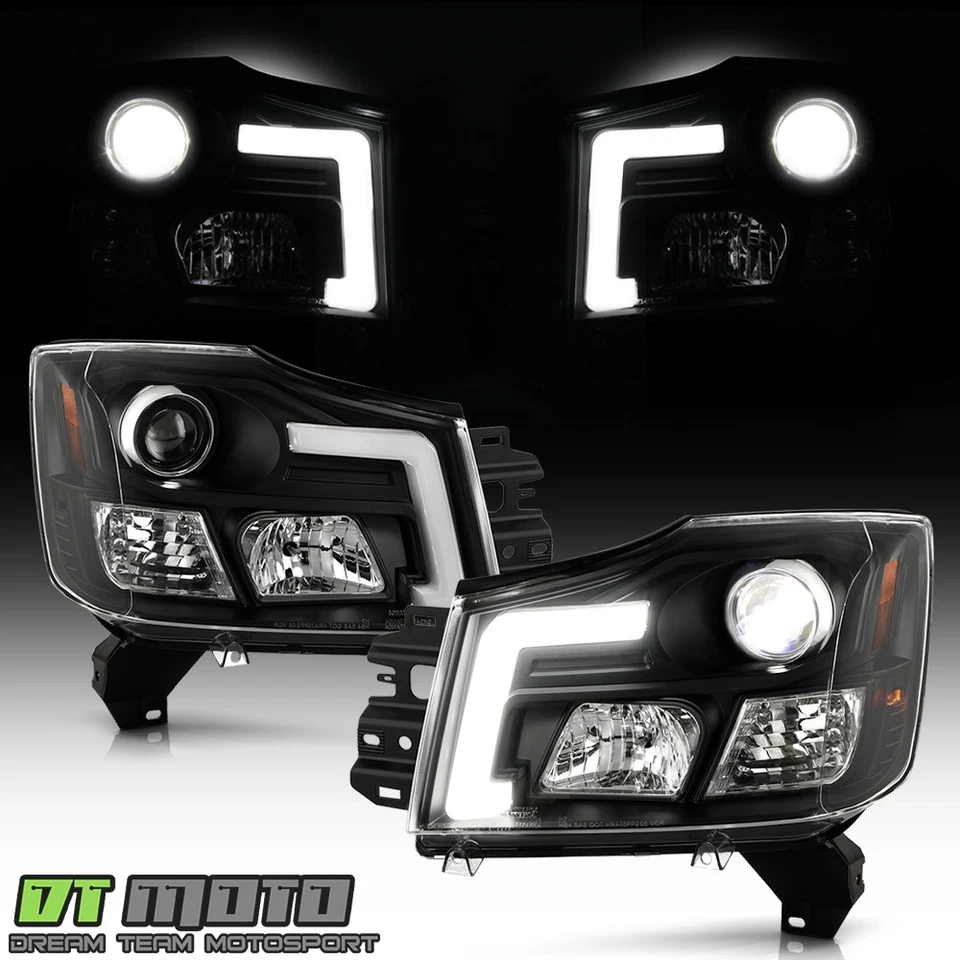 Tubo LED para Nissan Titan 2004-2015 con faros proyectores LED incorporados Foto 4 de 4