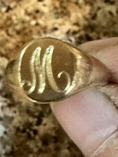 vintage gold ring size 4