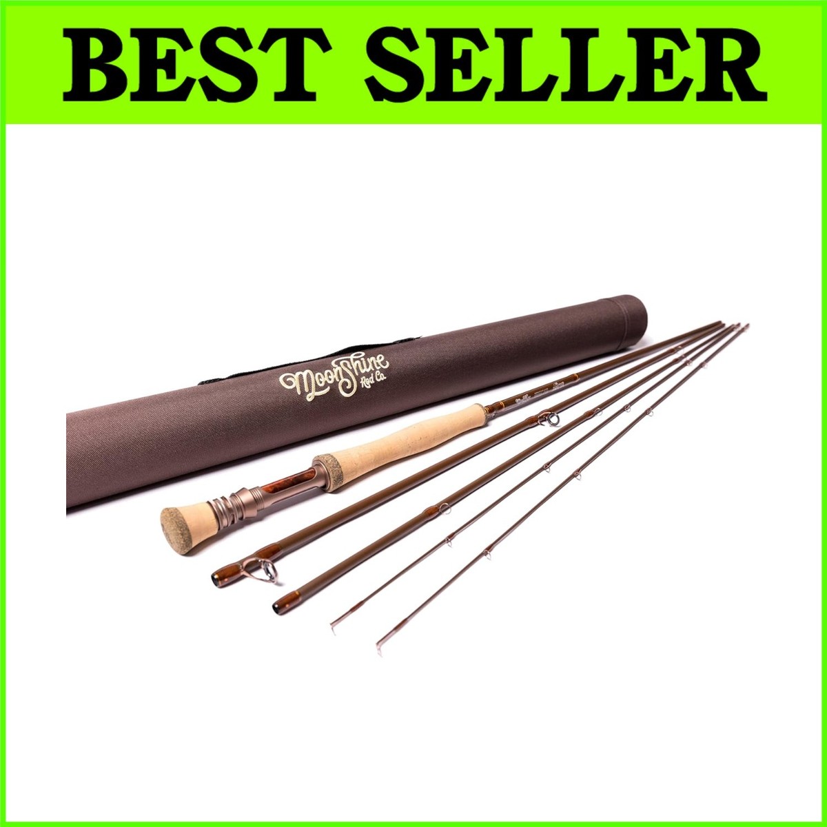 Moonshine Rod 10ft 7wt Fly Fishing Rod with Cork Handle
