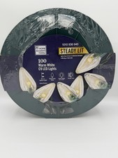 Home Accents Holiday 65 ft 100 LED Lights C9 Warm White Super Bright NEW