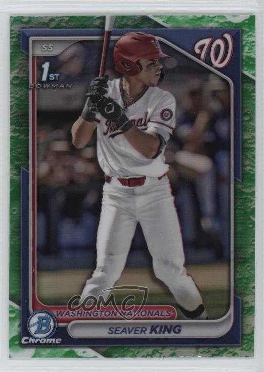 2024 Bowman Draft Chrome Lunar Glow Refractor Seaver King #BDC-62