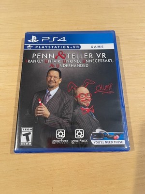 Penn & Teller VR: Frankly Unfair PlayStation 4 (PS4) PSVR Brand New/Sealed