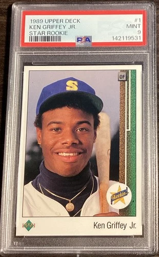 1989 Upper Deck Ken Griffey JR. #1 Star Rookie RC PSA 9 Mint Seattle Mariners
