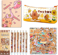 Capybara School Supplies, 9 Pack Capybara Stationery Set, Capybara Gifts