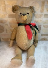 Bing Steiff  Antique 24  Teddy Bear Early 1900  s Mohair W Letter
