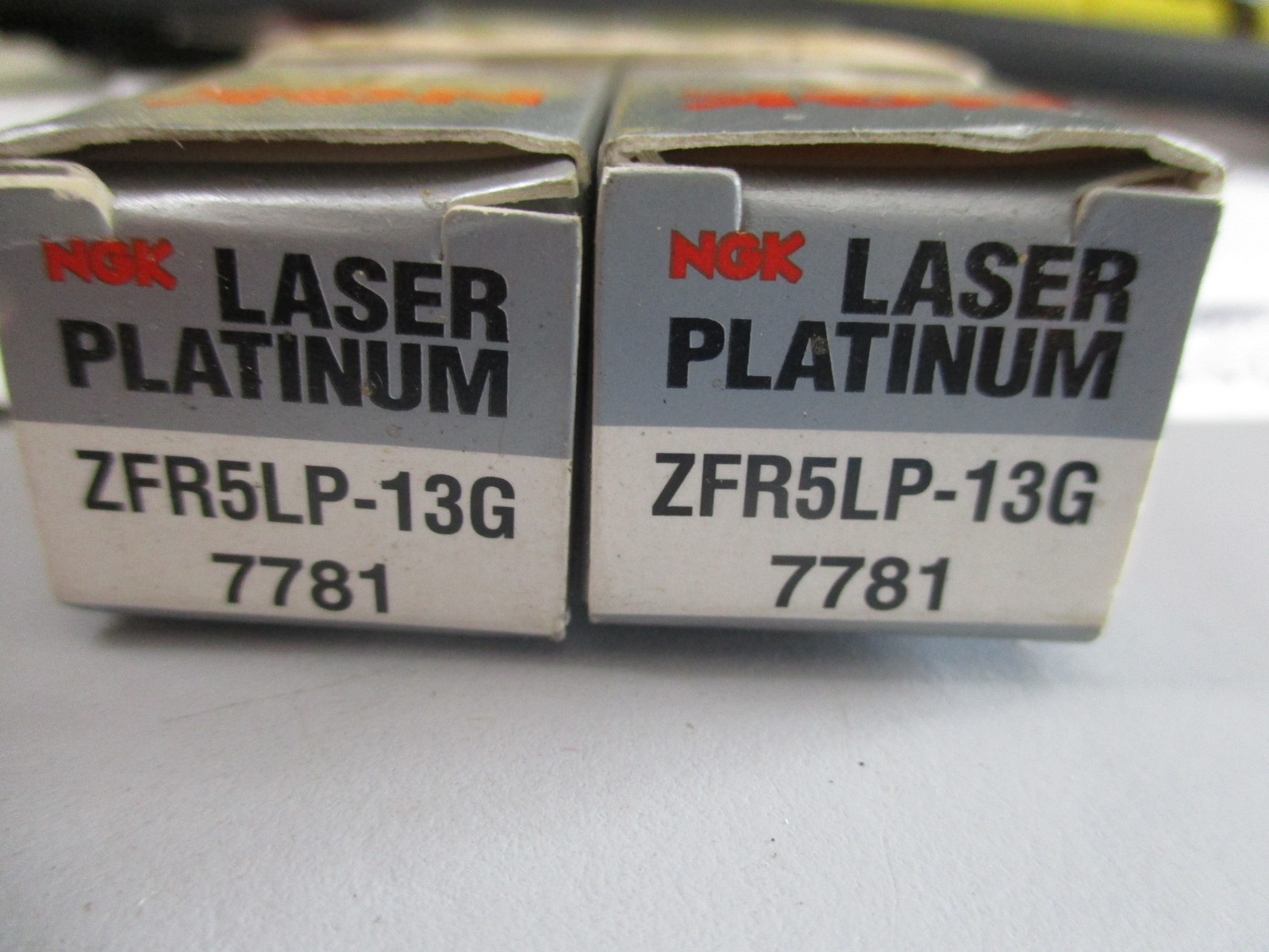 2-NEW- NGK- 7781-ZFR5LP-13G- LASER PLATINUM-Spark Plugs NOS