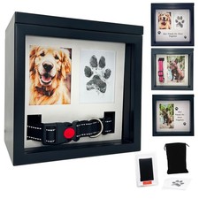 OtterPets Large Dog Urn for Ashes - 4 Customizable Displays  Paw Print Kit