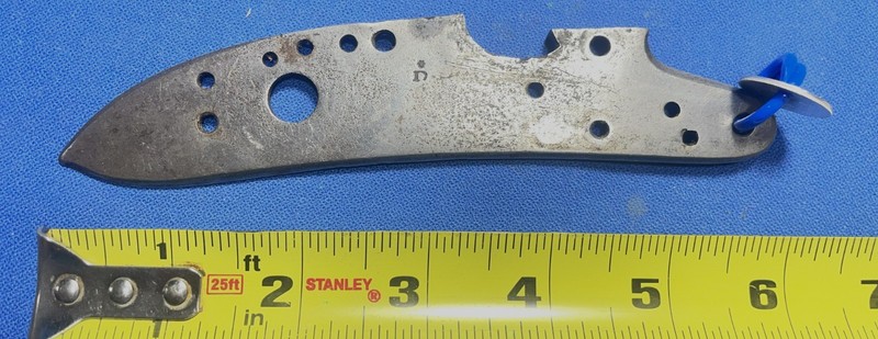 ORIGINAL CROWN D  MARK FLINTLOCK MILITARY MUSKET LOCK PLATE CHARLEVILLE ?
