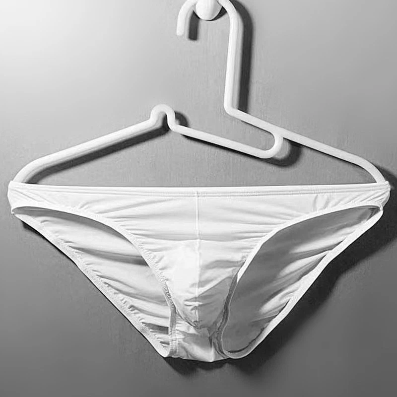 Paquete de 3,6 calzoncillos para hombre bragas de tiro bajo ropa interior bolsa abultada calzoncillos de natación Foto 4 de 4