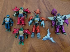 1995 TMNT Teenage Mutant Ninja Turtles Metal Mutants lot