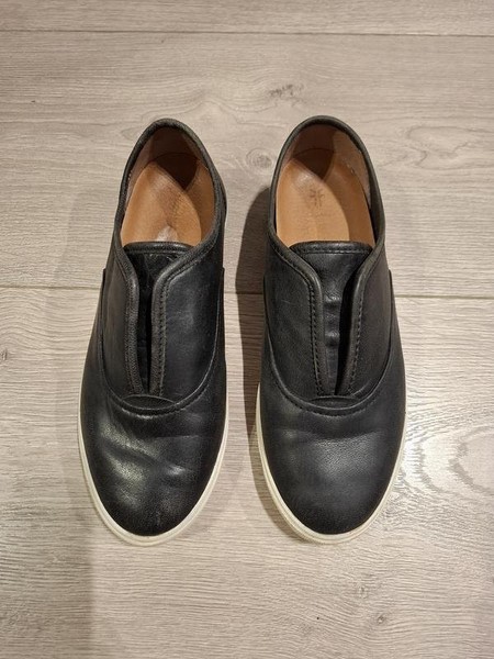 Women Frye Heels Black Leather 37