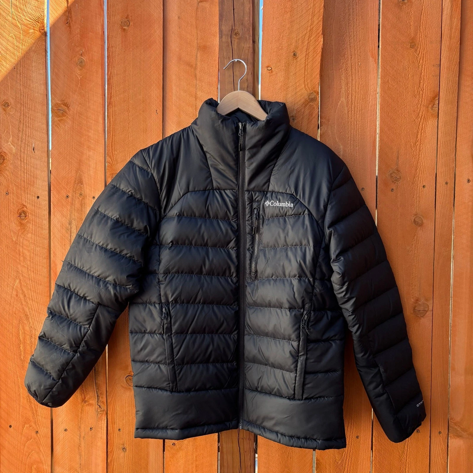 Colombia Puffer Duck Feather Down Omni Heat Thermal Reflective Mens Medium Gorp