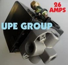 LEFOO PRESSURE SWITCH CONTROL AIR COMPRESSOR 90-125 4 PORT HEAVY DUTY  26 AMP