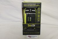 Secūr - Digital Solar Radio With Built-in Flashlight Secūr - Digital Solar Radio With Built-in Flashlight