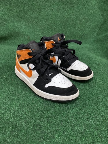 Nike Jordan 1 Mid PS Black/Starfish 