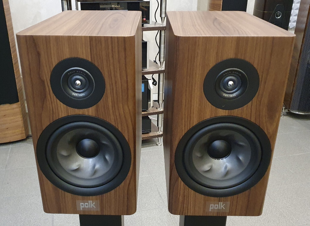 POLK AUDIO RESERVE R200 WALNUT DEMO COPPIA DIFFUSORI BOOKSHELF GARANZIA ITALIA