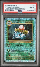 Ivysaur Reverse Holo Legendary Collection 47/110 2002 Pokemon 💎PSA 8 NM Mint💎