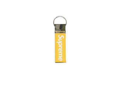 Supreme Webbing Keychain Yellow Camo (23SS) | eBay