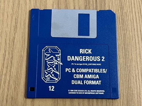 Amiga Rick Dangerous 2 Vintage Game - Boxed Working -👽👾Retro Gift Idea👾👽 - Afbeelding 8 van 24