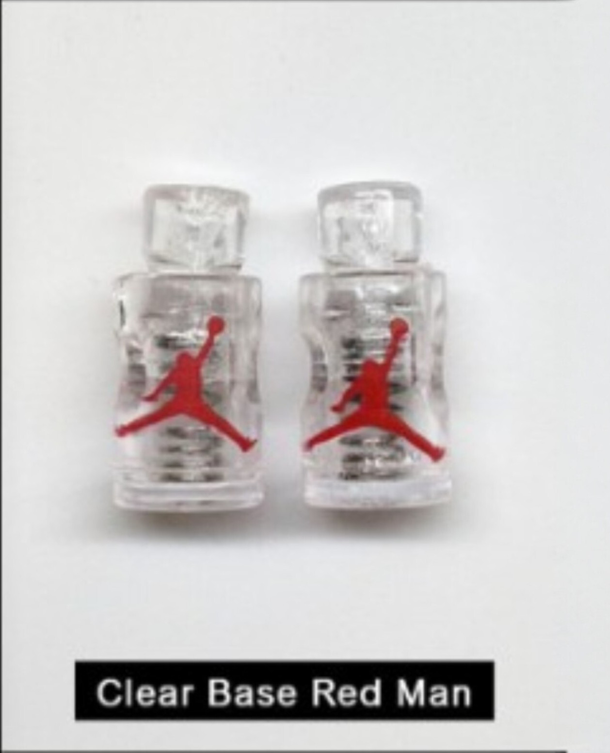 Nike Air Jordan VI Lace Locks Clear Base Red Jumpman Slam Dunk