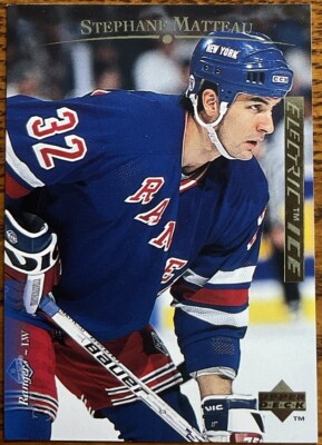 1995-96 Upper Deck Electric Ice Gold RARE Stephane Matteau #60 New York Rangers