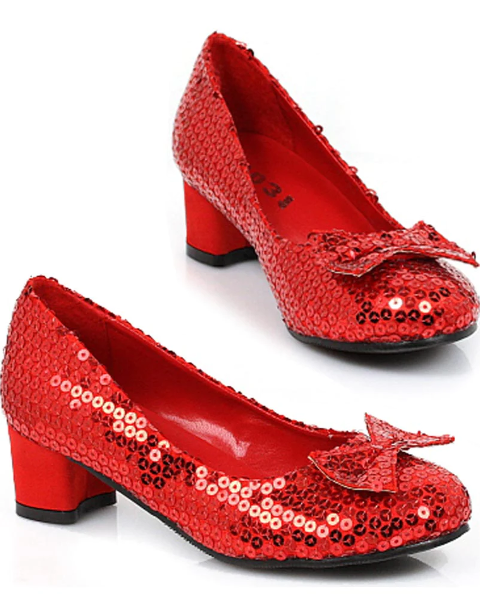 Sparkly Red Deluxe Girls Shoes Australia