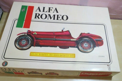 Modellini statici di auto da corsa sportive e turistiche scala 1:8 per Alfa Romeo