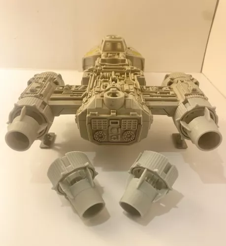 VINTAGE KENNER STAR WARS Y Wing Engine Thrusters 2X Replacement Part REPRO 1983