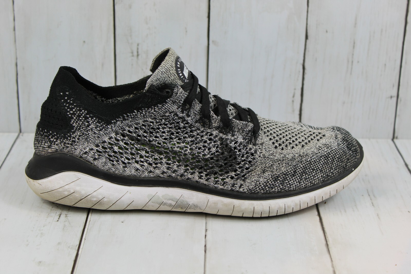 Size 9 5 Nike Free Rn Flyknit 18 White Black 9429 101 For Sale Online Ebay Size 9 5 Nike Free Rn Flyknit 18 White Black 9429 101 For Sale Online Ebay