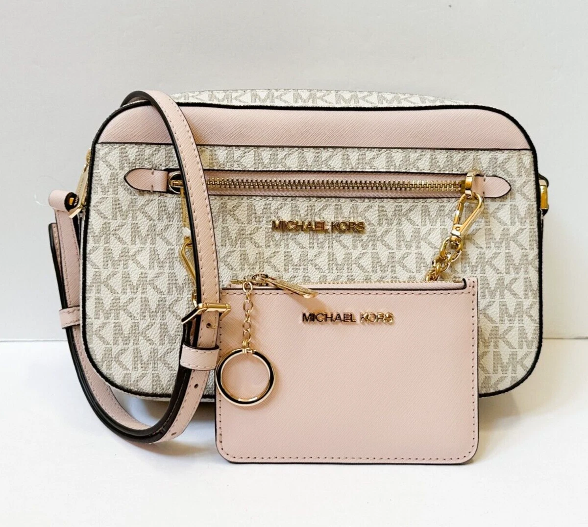 Michael Kors Jet Set Vanilla Chain Crossbody Bag