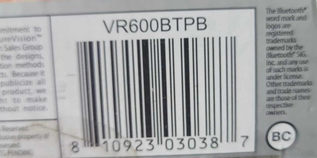 Vr3 bluetooth megasound speaker 2025 portable power bank model vr600btpb