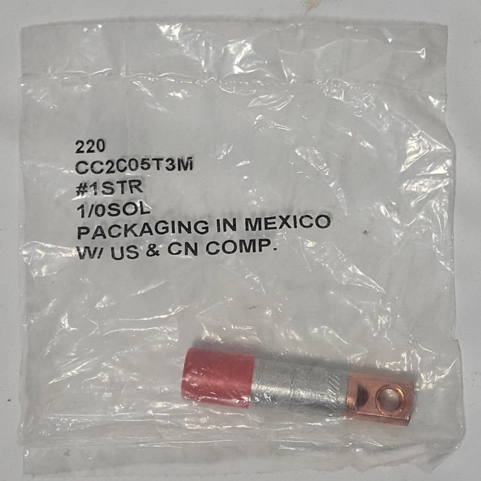 *NEW* EATON Cooper Power CC2C05T3M Loadbreak Elbow Crimp Connector FREE SHIPPING