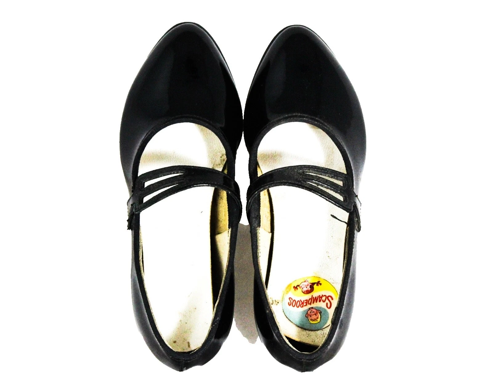 Zapatos de Charol original vintage para Niños