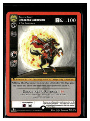2021 MetaZoo Nightfall 1st Edition #2/163 Headless Horseman