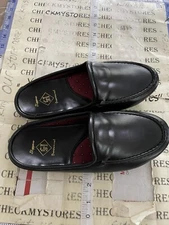 New Mens  slippers International In house shoe slip on Open Back Sz Mens 7 USA