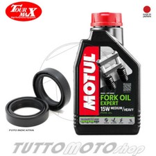REVISIONE FORCELLA PARAOLI + 1 OLIO MOTUL 15W HONDA NT V DEAUVILLE 700 2008 2009