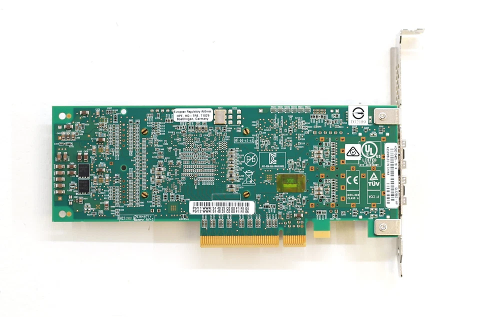 HP QLE2662 Dual-Port 16GB SFP+ PCIe x8 Host Bus Adapter P/N: 699765-001 Tested - Image 4 of 4