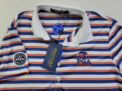 NEW - Polo Golf Ralph Lauren 2020 PGA Harding Park Striped Polo Women's Medium