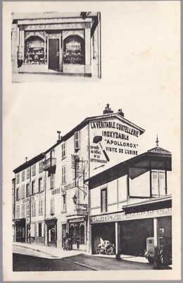 THIERS 63 Besteck COTTE RIGAUDIAS Apollonox Hotel L'Aigle d'Or CPA um 1920