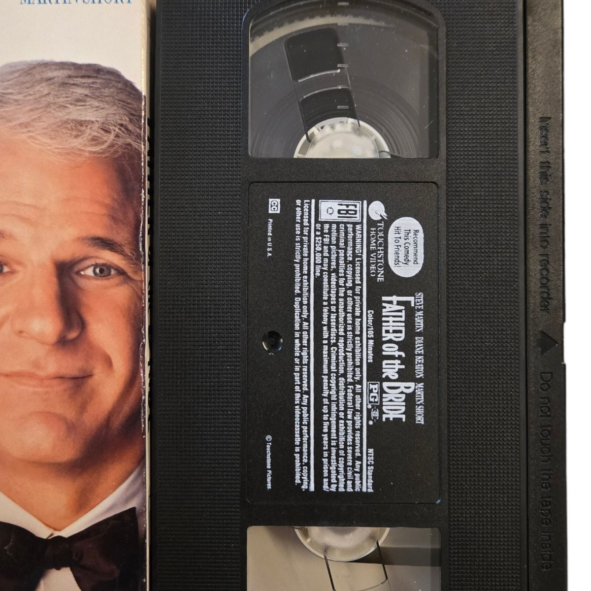 Father Of The Bride VHS Tape 1991 Steve Martin Diane Keaton