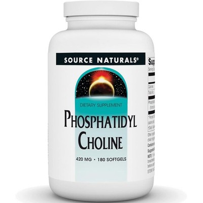 Source Naturals Phosphatidyl Choline 420 mg 180 Sgels