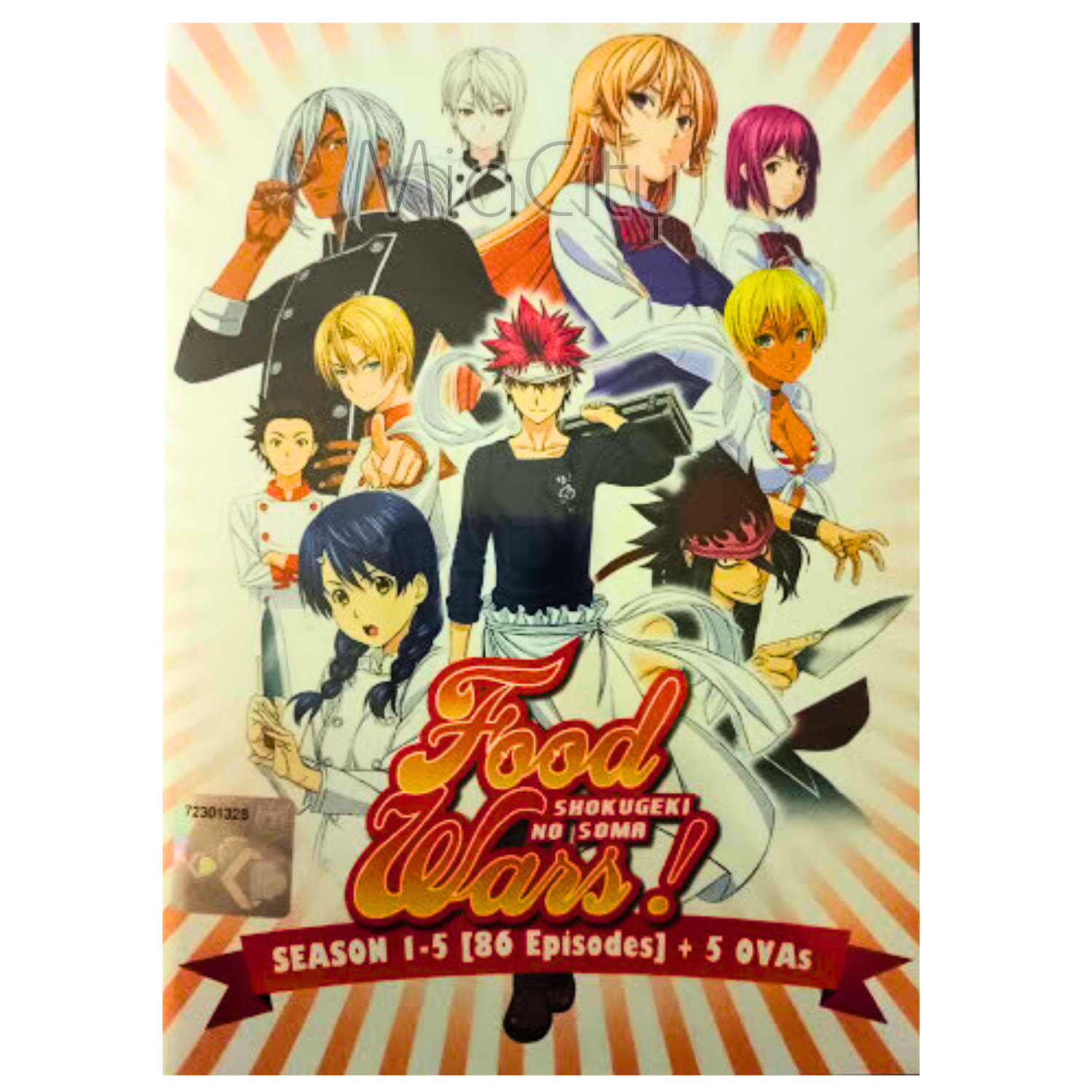 DVD Food Wars! Season 1-3 + PART 2 Shokugeki No Souma San No ENGSUB Tracking