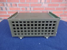 BW Gitterdeckel Schrank 54cm x 44cm x 23cm Shelter Bundeswehr Fahrzeug Leichtbau