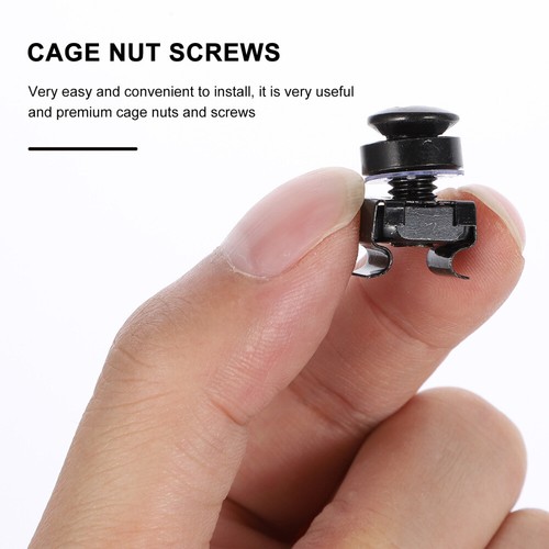 50 Sets Cage Nuts Screws Snap- Cage Nuts Cage Nuts Mounting Screws - 第 4/10 張圖片