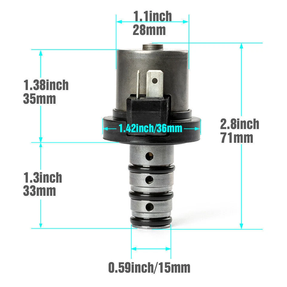 F4A41 /F4A42 F4A51 Transmission Shift Solenoid Set For Mitsubishi 99187 1996-on - Image 2 of 4