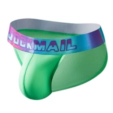 Men Sexy Underwear Brief Jockstrap Mesh Nylon Gay Panties Bikini Athletic Summer