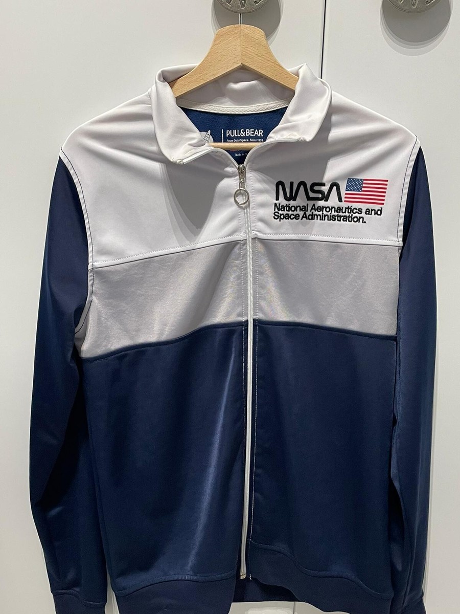 Pull&bear Giacca Nasa Nera Jacket Giacca Quadri Pull And Bear