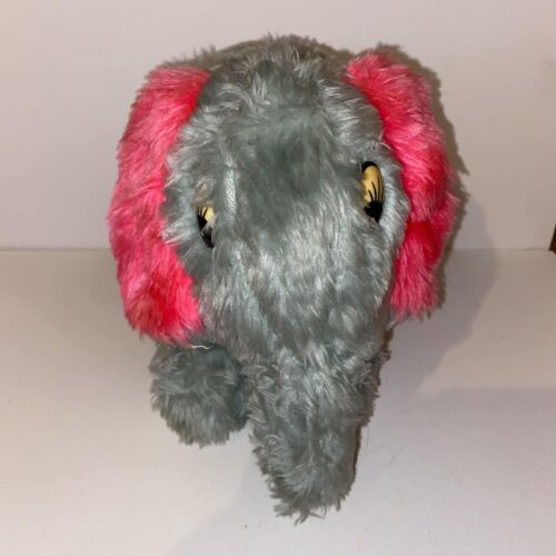 Vintage 70er 80er Jahre Elefant weiches Plüschtier - Bild 2 von 2