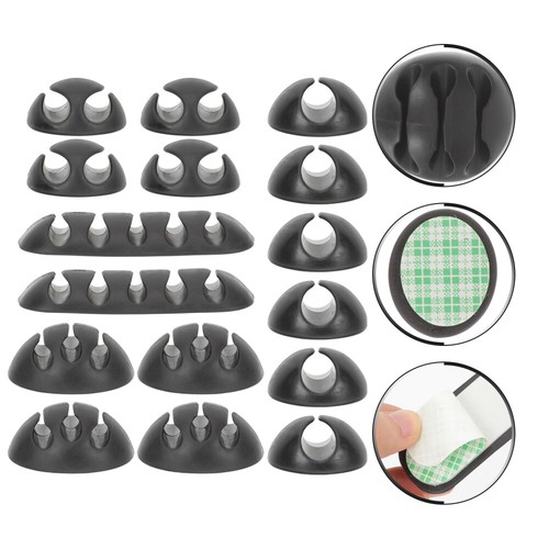 4 PCS Fastener Self-adhesive Cable Holders Kitchen Appliance Cord Organizer - Afbeelding 12 van 12